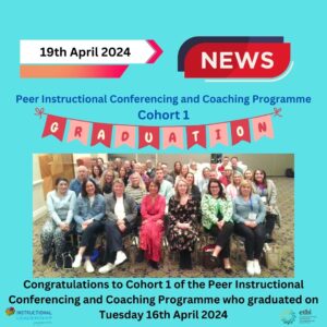 Read more about the article Graduation – Cohort 1 Peer Instructional Conferencing and Coaching Programme