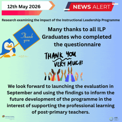 Thank you re IL Evaluation Questionnaire
