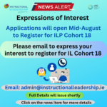 📢: Expressions of Interest ILP Cohort 18